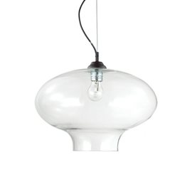 BISTRO' SP1 ROUND  závěsné svítidlo 1x E27 60W bez zdroje 40cm kulaté IP20, transparentní