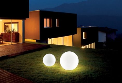 SOLE PT1 venkovní stojací lampa 1x E27 60W bez zdroje 30cm IP20, bílá 5