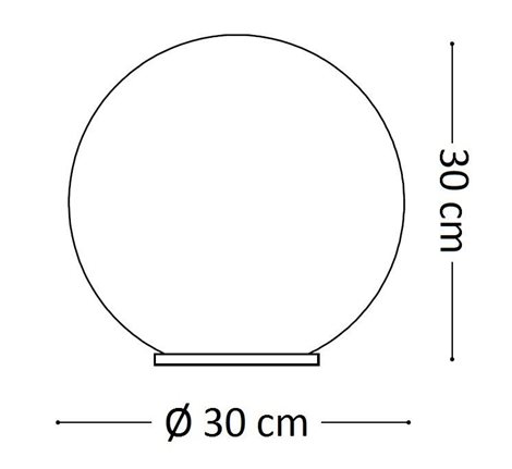 SOLE PT1 venkovní stojací lampa 1x E27 60W bez zdroje 30cm IP20, bílá 3