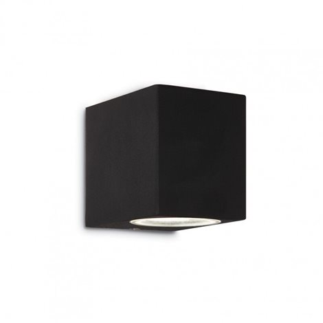 UP AP1 venkovní nástěnné svítidlo 1x G9 15W bez zdroje 8cm hranaté IP44, černé