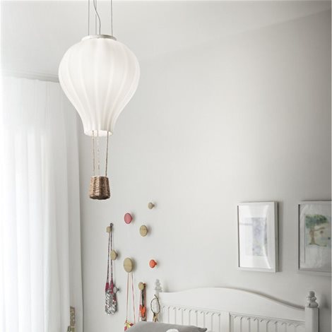 DREAM BIG SP1 závěsné svítidlo 1x E27 42W bez zdroje 65cm IP20, bílé 2