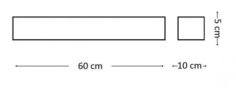 CUBE AP1 nástěnné LED svítidlo 14,5W 1900lm 3000K 60cm IP20, bílé 2