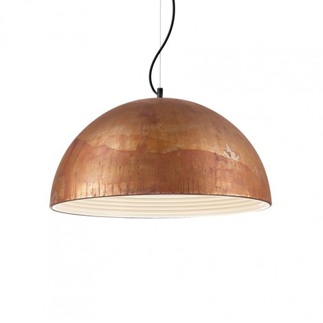 FOLK SP1 D50 závěsné svítidlo 1x E27 60W bez zdroje 50cm IP20, zrezivělé 1