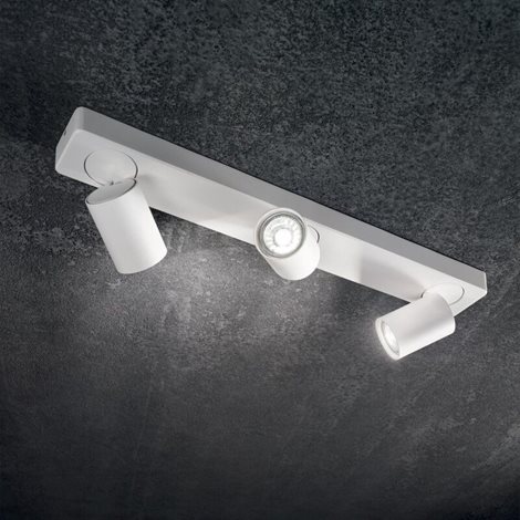 RUDY PL3 přisazené bodové svítidlo 3x GU10 LED 7W 610lm 3000K 54cm IP20, bílé 2