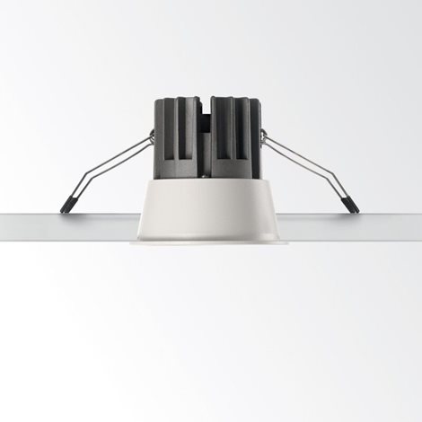 GAME ROUND zápustné LED svítidlo 11W 1100lm 3000K 8,5cm kulaté IP20, bílé 4