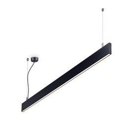 LINUS SP závěsné lineární LED svítidlo 32W 3450lm 3000K 120cm IP20, černé