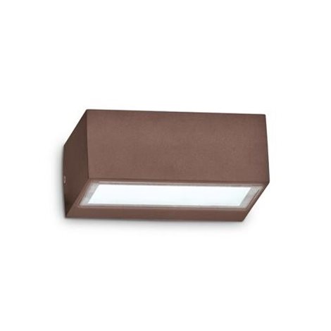 TWIN AP1 venkovní nástěnné svítidlo 1x G9 28W bez zdroje 16,5cm IP44, hnědé 1