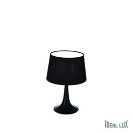 LONDON TL1 SMALL stolní lampa 1x E27 60W bez zdroje 36,5cm IP20, černá