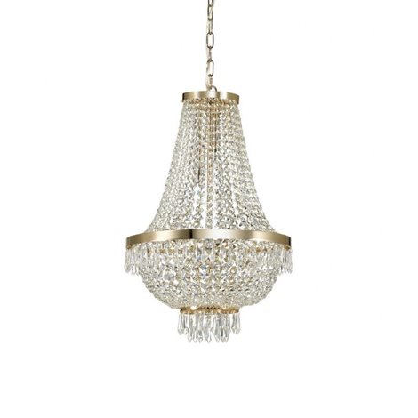 CAESAR SP9  závěsné svítidlo 9x G9 LED 3W 370lm 3000K 45cm IP20, zlaté