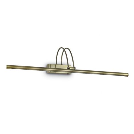 BOW AP114 nástěnné LED svítidlo 1x8W 660lm 3000K 76cm IP20, starožitná mosaz