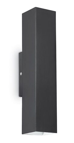 SKY AP2 nástěnné svítidlo 2x GU10 LED 7W 610lm 3000K hranaté IP20, černé