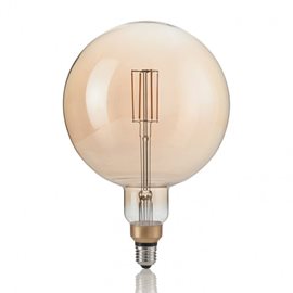 LAMPADINA VINTAGE GLOBO XL LED filamentová žárovka E27 4W 400lm 2200K nestmívatelná, jantarová