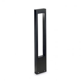 VEGA PT1 venkovní sloupkové svítidlo 1x G9 15W bez zdroje 80cm IP44, černé