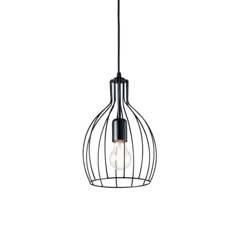 AMPOLLA-2 SP1 závěsné svítidlo 1x E27 60W bez zdroje 20,5cm IP20, černé
