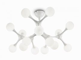 NODINO PL9 stropní svítidlo 9x G9 LED 3W 370lm 3000K IP20, bílé