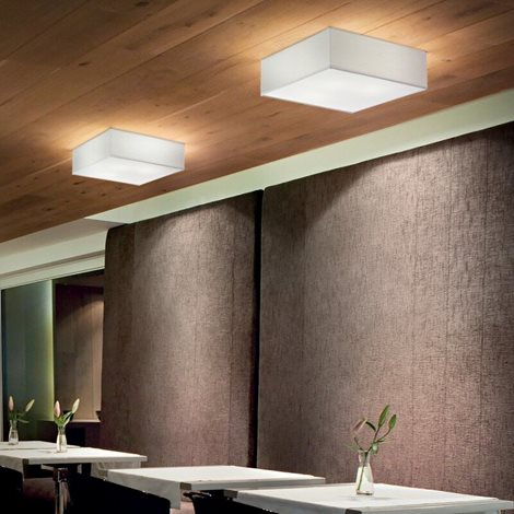 RITZ PL4 stropní přisazené svítidlo 4x E27 52W bez zdroje 50cm IP20, bílé 2