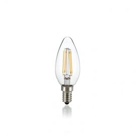 CLASSIC OLIVA LED žárovka E14 B35 4W 490lm 4000K čirá, nestmívatelná