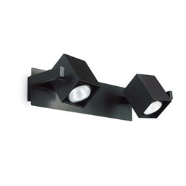 MOUSE AP2 bodové přisazené svítidlo 2x G10 50W bez zdroje IP20, černé