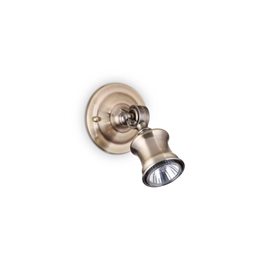 BARBER AP1 bodové svítidlo 1x GU10 LED 7W 630lm 3000K IP20, starožitná mosaz