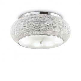 PASHA' PL14 stropní přisazené svítidlo 14x E14 40W bez zdroje 65cm IP20, chromové
