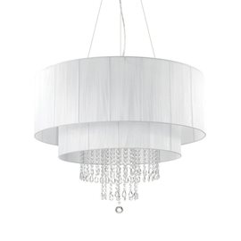 OPERA SP10 závěsné svítidlo 10x E27 60W bez zdroje 90cm IP20, bílé