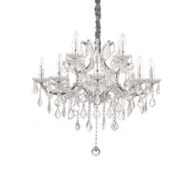 NAPOLEON SP12 závěsné svítidlo 12x E14 40W bez zdroje 74cm IP20, chromové