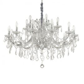 NAPOLEON SP18 závěsné svítidlo 18x E14 40W bez zdroje 96cm IP20, chromové