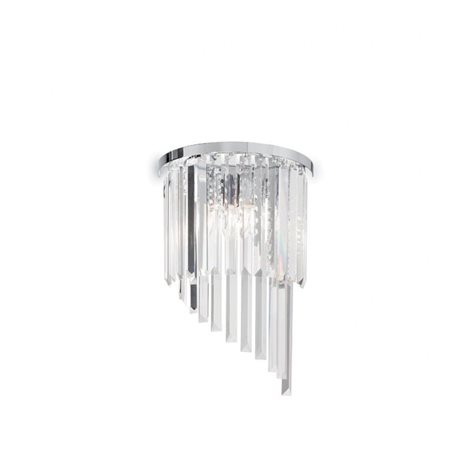 CARLTON AP3 nástěnné svítidlo 3x E14 40W bez zdroje 30cm IP20, chromové