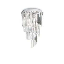 CARLTON PL8 stropní přisazené svítidlo 8x E14 40W bez zdroje 40cm IP20, chromové