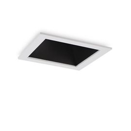 GAME SQUARE zápustné LED svítidlo 11W 1100lm 3000K 8,4cm hranaté IP20, bílo-černé