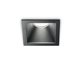 GAME SQUARE zápustné LED svítidlo 11W 1100lm 3000K 8,4cm hranaté IP20, černé