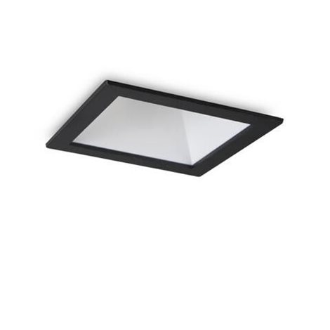 GAME SQUARE zápustné LED svítidlo 11W 1100lm 3000K 8,4cm hranaté IP20, černo-bílé 1