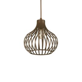 ONION SP1 závěsné svítidlo 1x E27 60W bez zdroje 23,5cm IP20, kávově hnědé