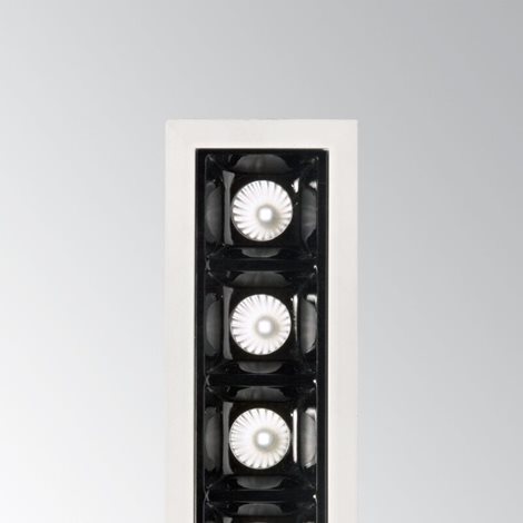 LIKA FI10 TRIM stropní zápustné svítidlo 20W 1750lm 3000K IP20, bílo-černé 5