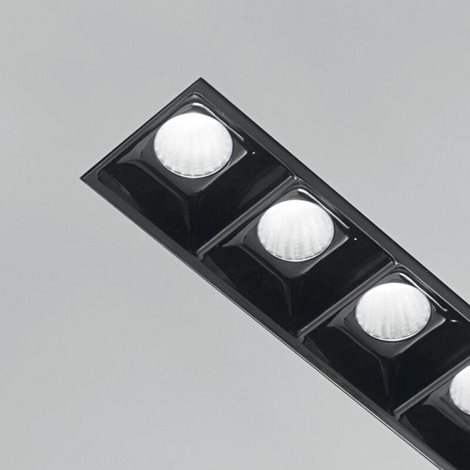 LIKA FI10 TRIMLESS stropní zápustné svítidlo 20W 1750lm 3000K IP20, černé  5