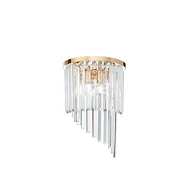 CARLTON AP3 nástěnné svítidlo 3x E14 40W bez zdroje 30cm IP20, zlaté