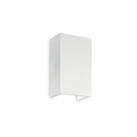 FLASH GESSO AP1 nástěnné svítidlo 1x G9 40W bez zdroje 11cm hranaté IP20, bílé 1