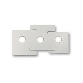 TOTEM PL3 přisazené svítidlo 3x GX53 LED 9W 910lm 3000K IP20, bílé