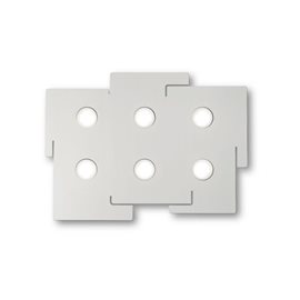 TOTEM PL6 přisazené svítidlo 6x GX53 LED 9W 910lm 3000K IP20, bílé