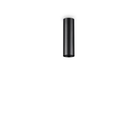 LOOK PL1 H20 stropní přisazené svítidlo 1x GU10 LED 7W 610lm 3000K 20x6cm kulaté IP20, černé