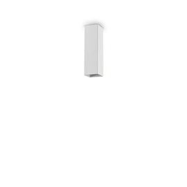 SKY PL1 stropní přisazené svítidlo 1x GU10 LED 7W 610lm 3000K hranaté 20cm, bílé