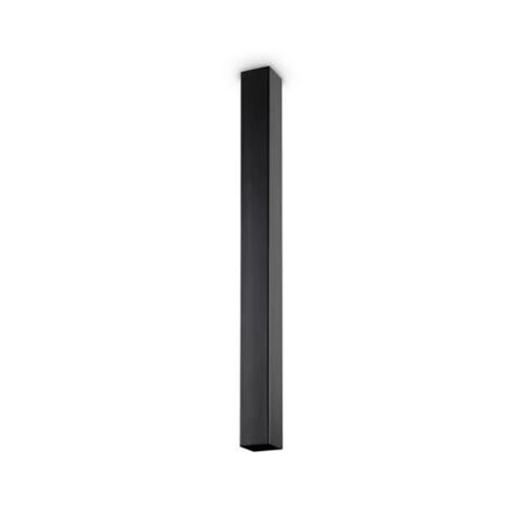 SKY PL1 stropní přisazené svítidlo 1x GU10 LED 7W 610lm 3000K hranaté 75cm, černé 1