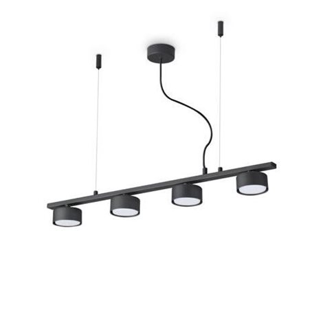 MINOR LINEAR SP4 závěsné svítidlo 4x GX53 LED 9W 910lm 3000K 75,5cm IP20, černé