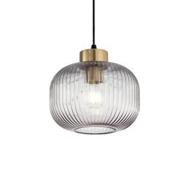MINT-2 SP1 závěsné svítidlo 1x E27 60W bez zdroje 24cm IP20, kouřové