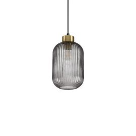 MINT-1 SP1 závěsné svítidlo 1x E27 60W bez zdroje 14cm IP20, kouřové