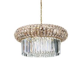 NABUCCO SP12 závěsné svítidlo12x E14 40W bez zdroje 60cm IP20, zlaté
