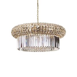 NABUCCO SP16 závěsné svítidlo 16x E14 40W bez zdroje 70cm IP20, zlaté
