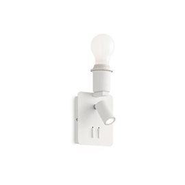 GEA MAP2 nástěnné svítidlo LED 3W 200lm + 1x E27 60W bez zdroje hranaté IP20, bílé