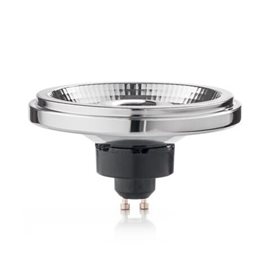 LED žárovka GU10 12W 960lm 3000K CRI80 11cm chromová, nestmívatelná