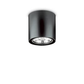 MOOD PL1 přisazené svítidlo 1x GU10 50W bez zdroje kulaté 15cm IP20, černé
